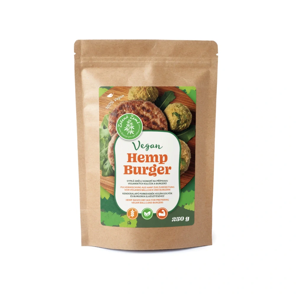 Vegan Hemp Burger – konopná zmes 250 g