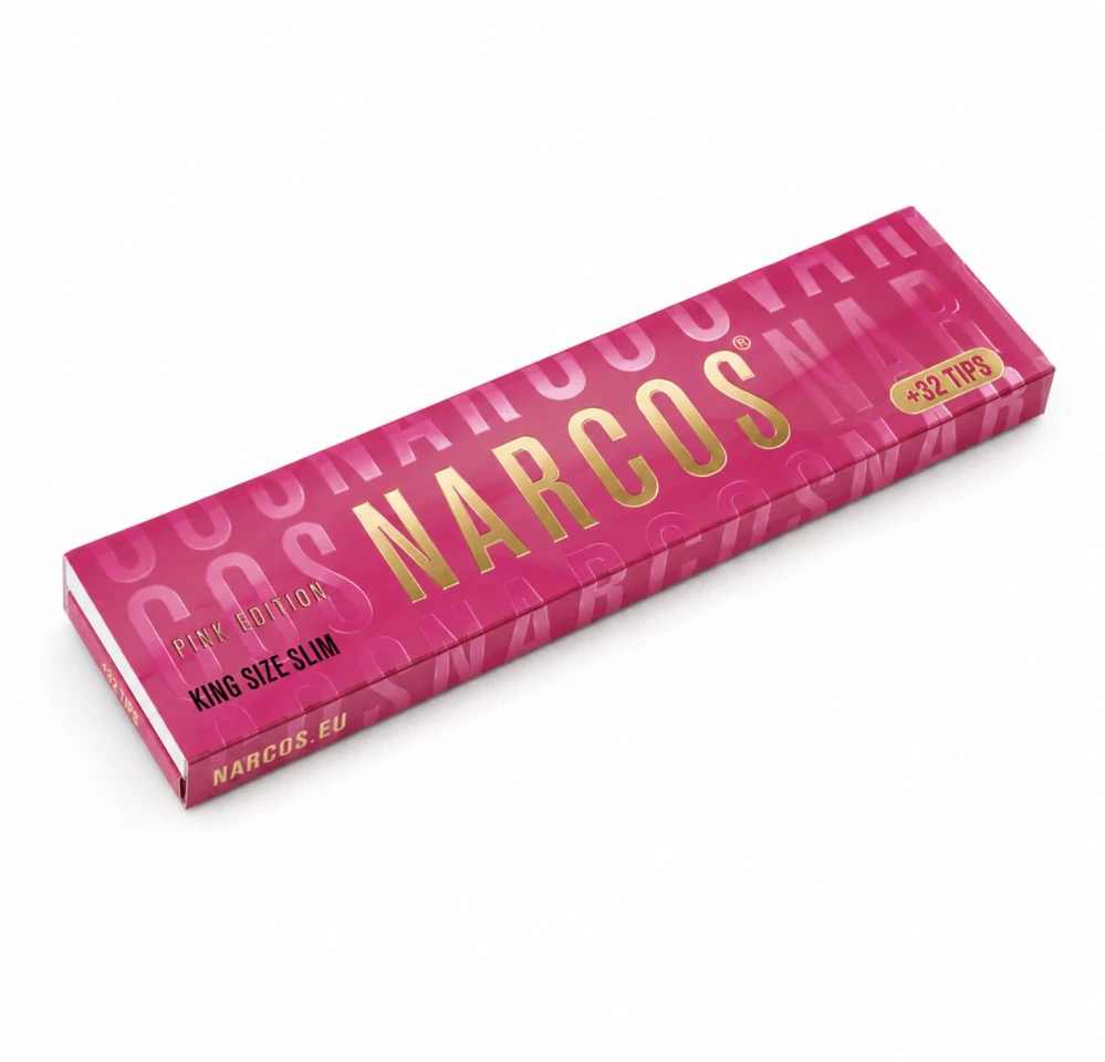 Narcos Pink Edition King Size Slim papieriky + filtre