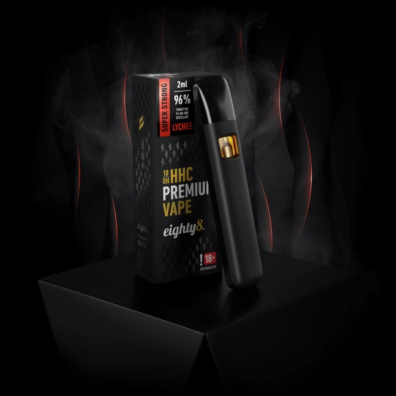 E8High DISPOSABLE VAPE Strong Lychee1 ml Eighty8