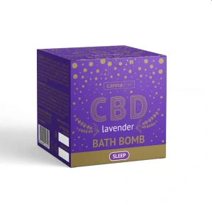 Cannaline Šumivá bomba do kúpeľa s CBD a levanduľou