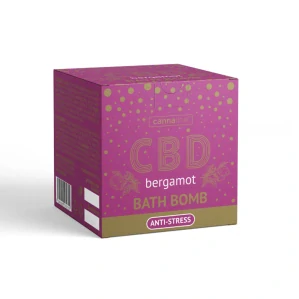 Cannaline CBD antistresová šumivá bomba do kúpeľa s bergamotom