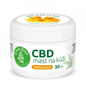 CBD masť na kožu 30 ml, Zelená Země