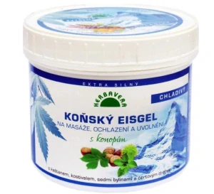 Herbavera konopný eisgel s mätou a mentolom 500 ml