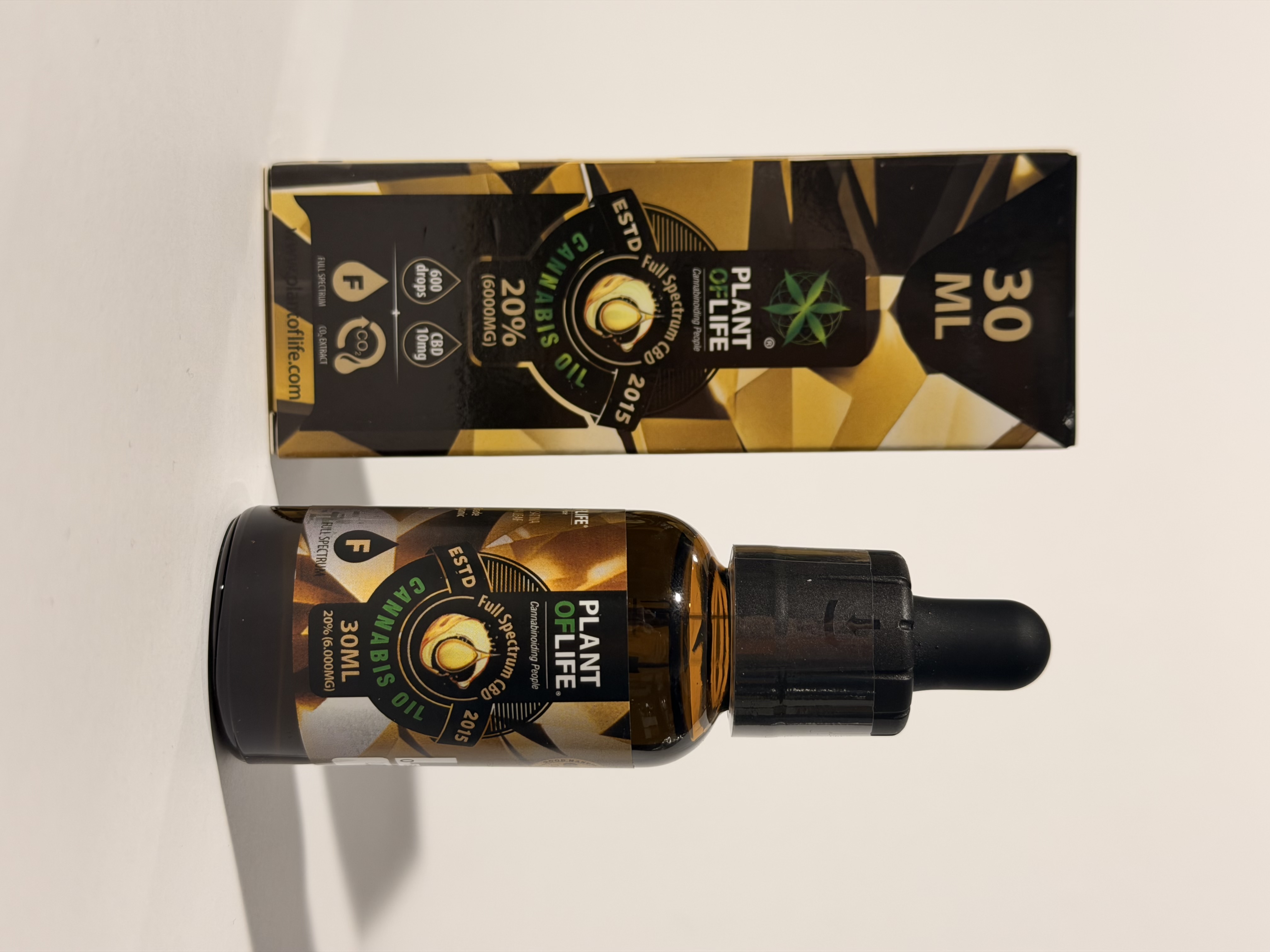 PLANT OF LIFE CBD Cannabis Oil 20% Full Spectrum – 30 ml
