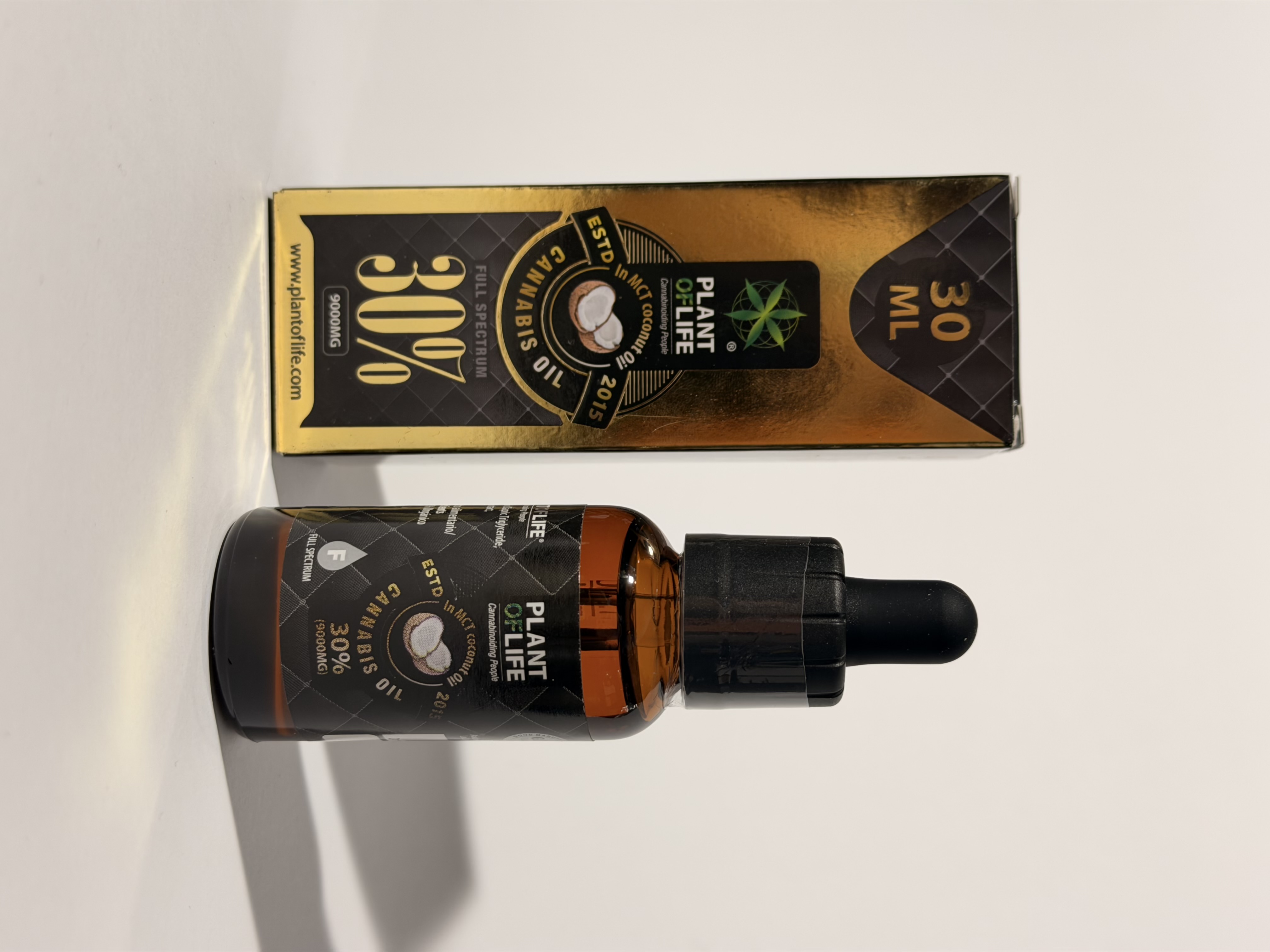 CBD Cannabis Oil 30% Full Spectrum – MCT Coconut Oil 30 ml