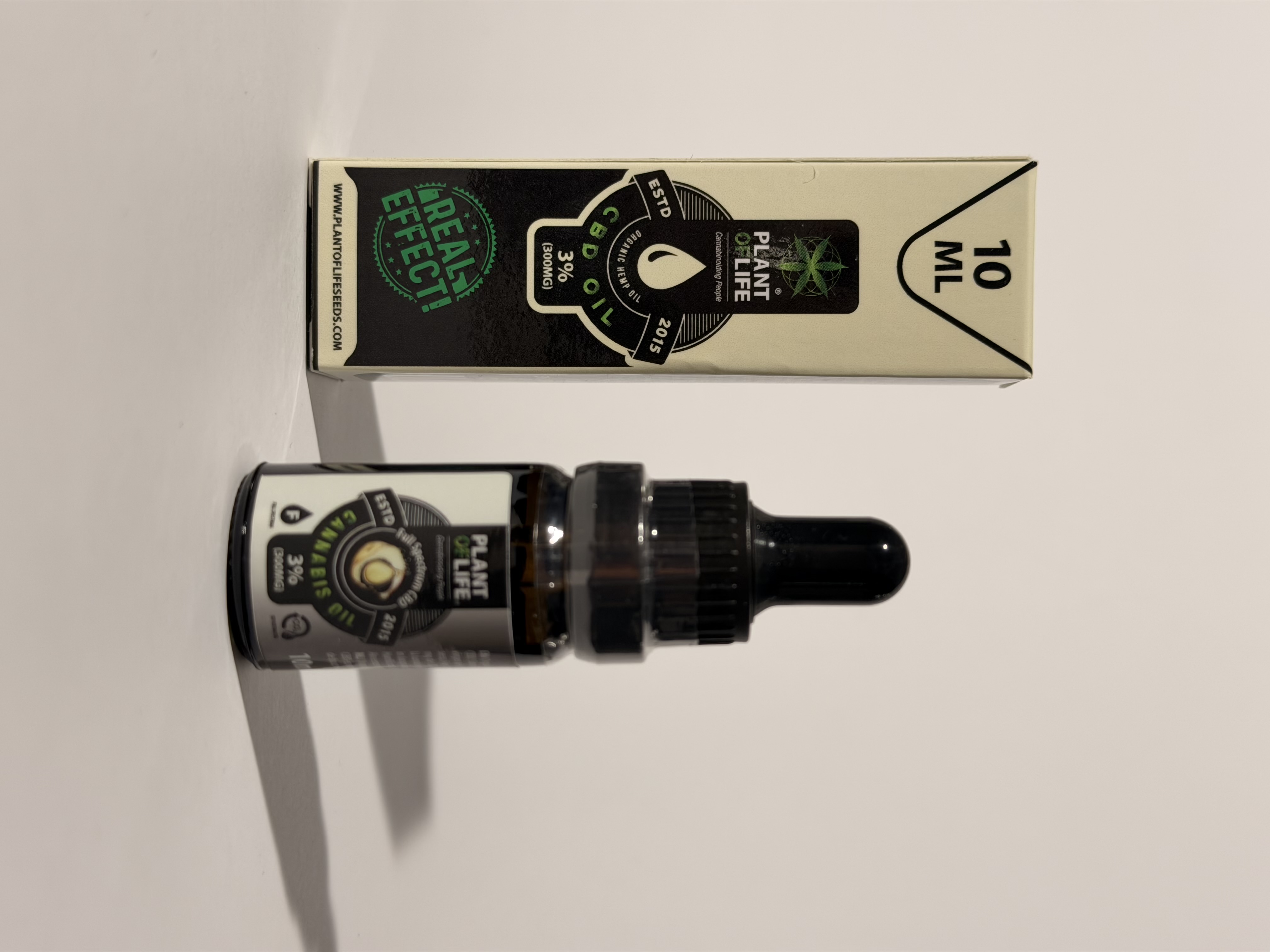 PLANT OF LIFE CBD Oil 3% Full Spectrum – Organic Hemp Oil 10 ml