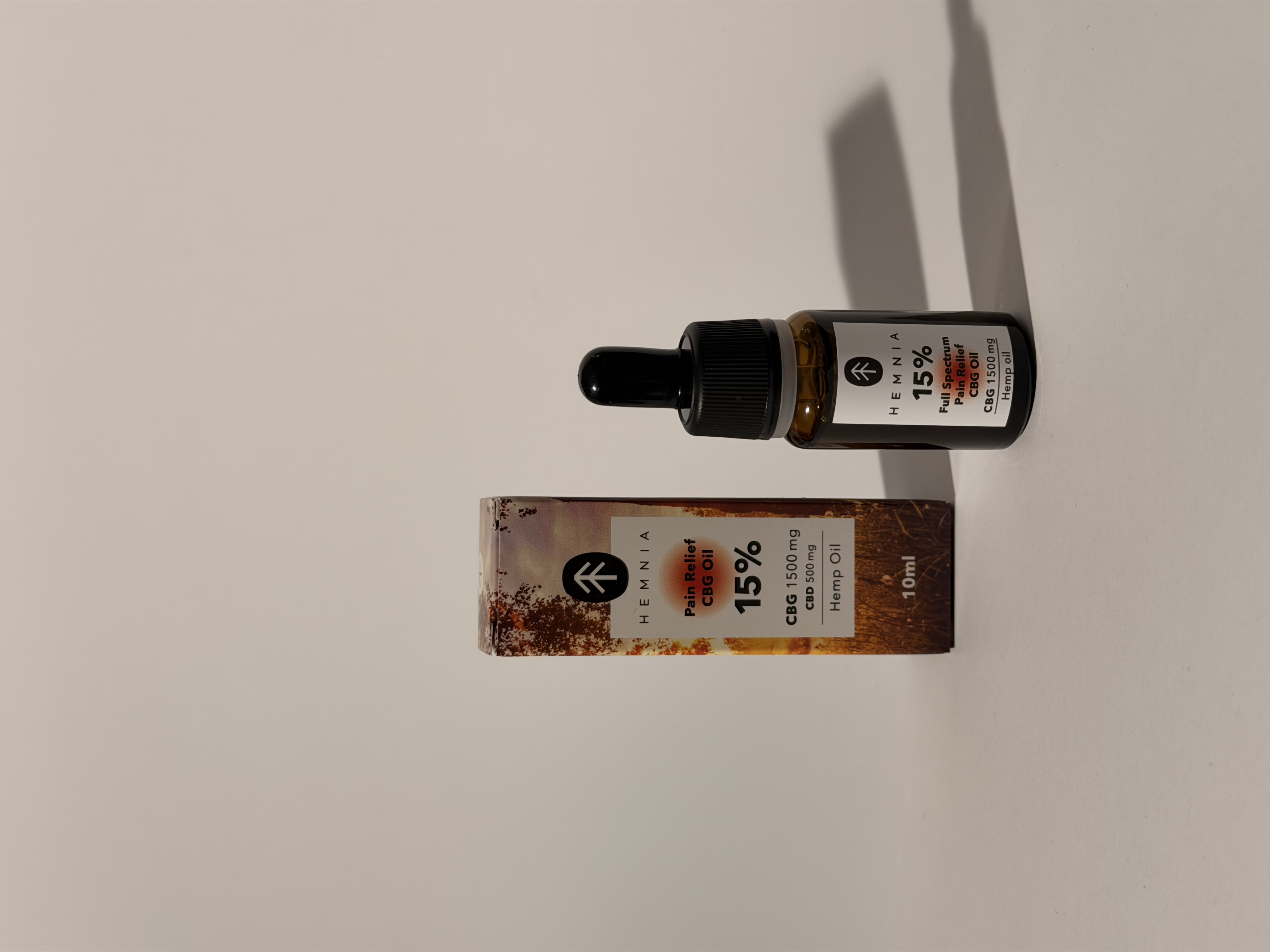 HEMNIA Pain Relief CBG Oil 15% Full Spectrum – Hemp Oil 10 ml
