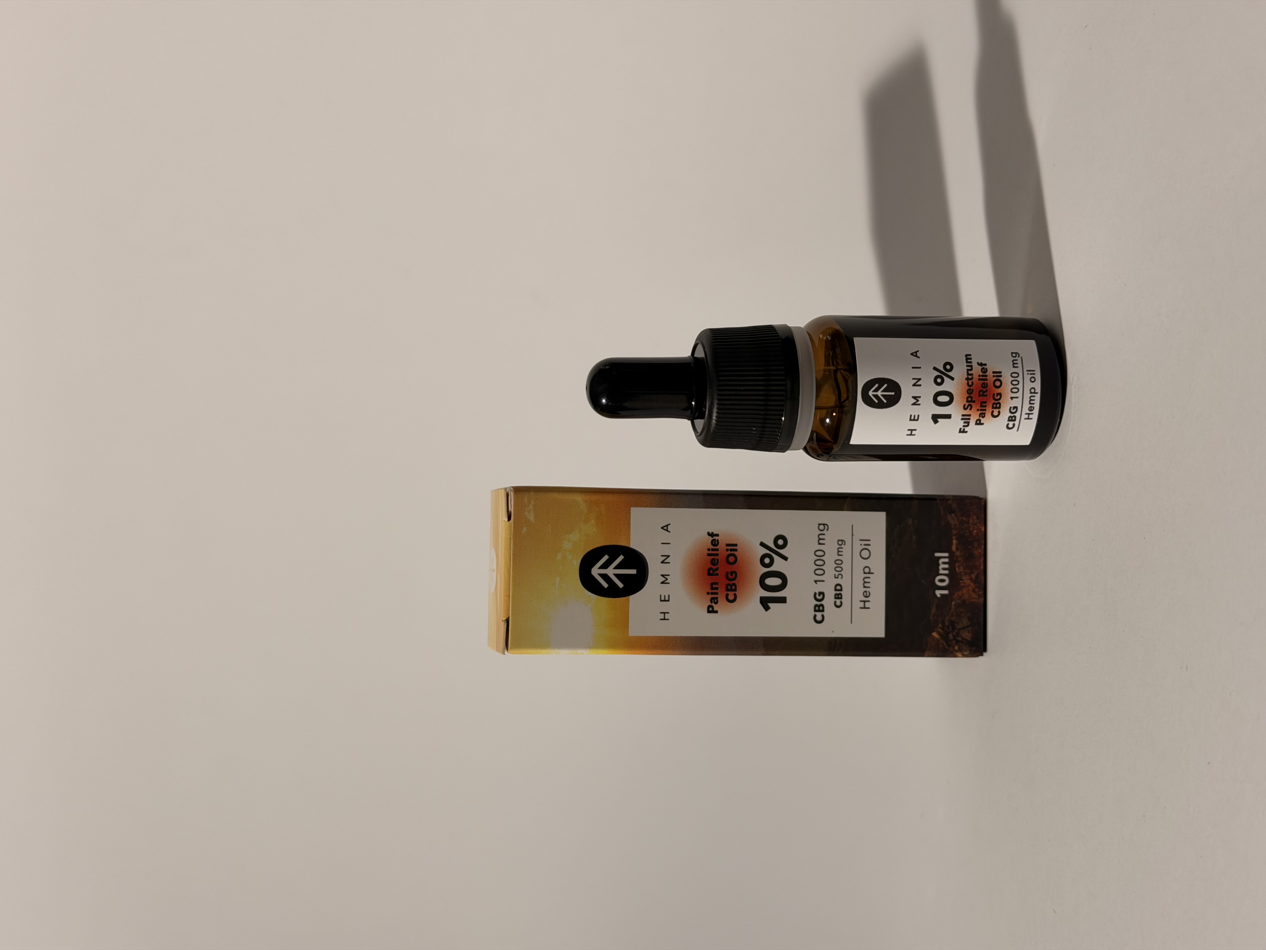 HEMNIA Pain Relief CBG Oil 10% Full Spectrum – Hemp Oil 10 ml