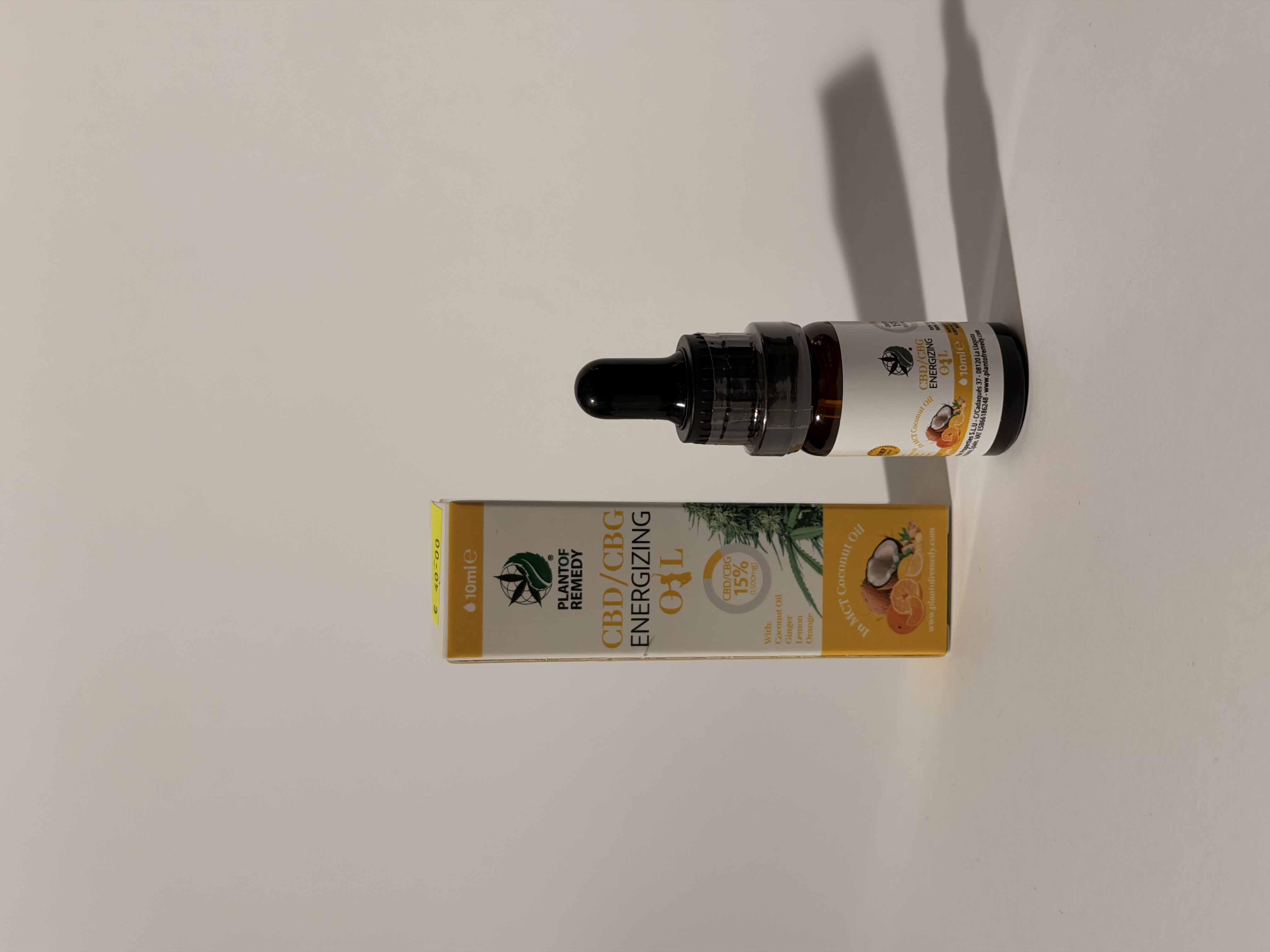 Plant of Remedy CBD/CBG Energizing Oil 15% – Ginger, Lemon & Orange 10 ml