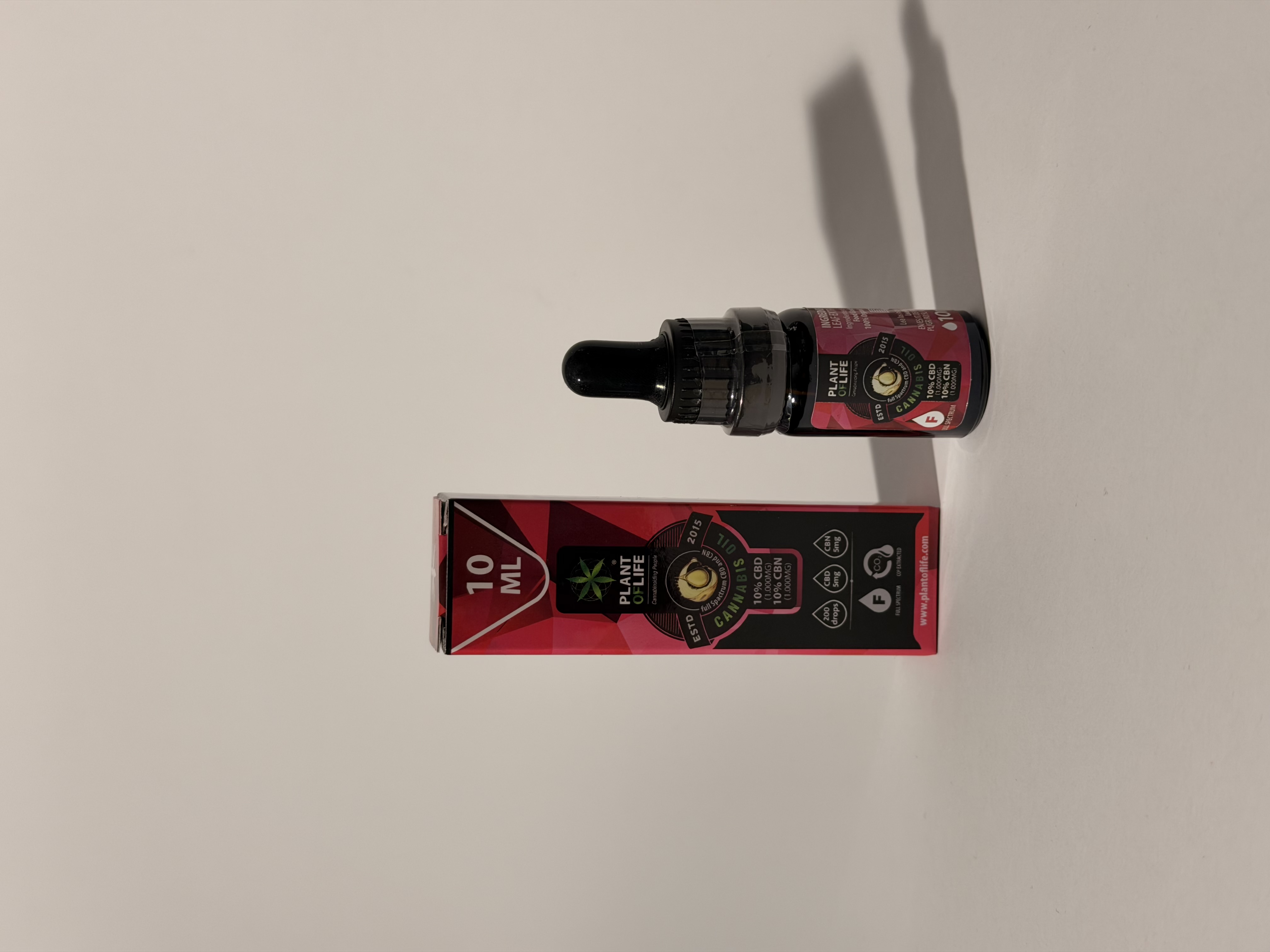 PLANT OF LIFE CBD + CBN Cannabis Oil 10% + 10% Full Spectrum – 10 ml