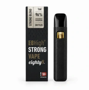 E8High DISPOSABLE VAPE Strong Zkittles 1 ml  Eighty8