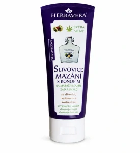 Herbavera slivovicové mazanie s konope 200 ml