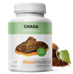 MycoMedica Chaga extrakt 500 mg – 90 kapsúl