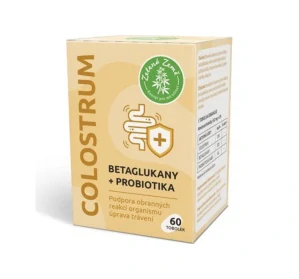Zelená Země Colostrum s betaglukánmi a probiotikami – 60 kapsúl