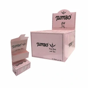 Jumbo Pink Rolls papieriky 5 m + filtre 50 ks