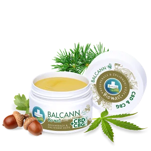BALCANN CBD + CBG NAJSILNEJŠIA BIO KONOPNÁ MASŤ + DUBOVÁ KÔRA