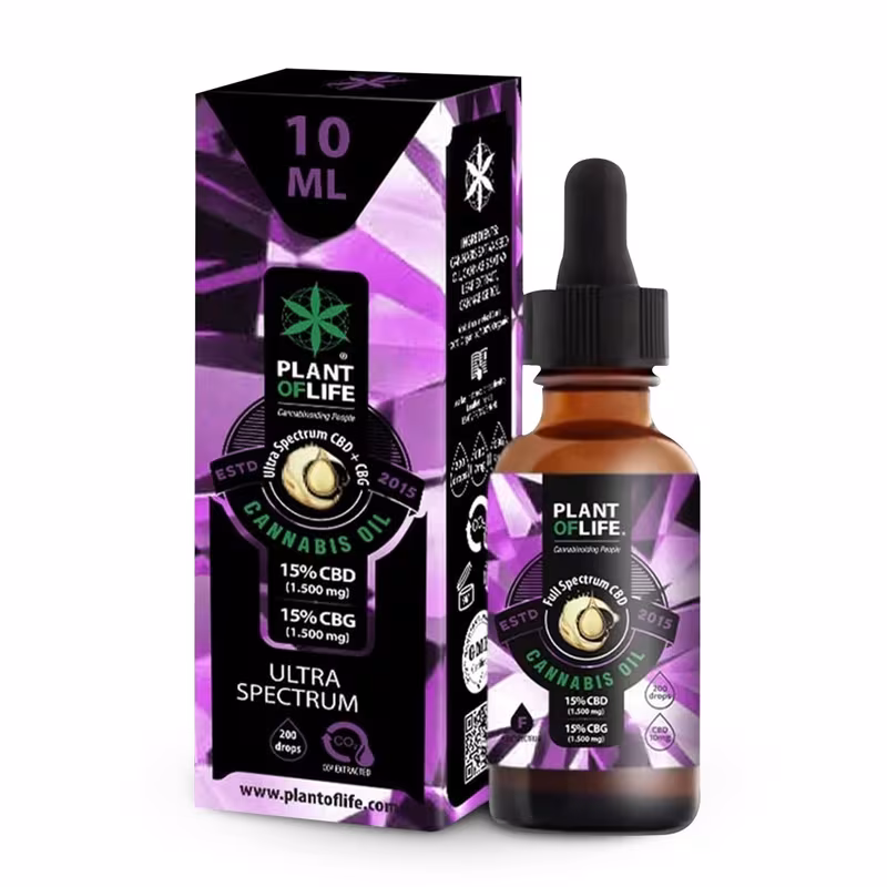 Ultra Spectrum CBD a CBG olej