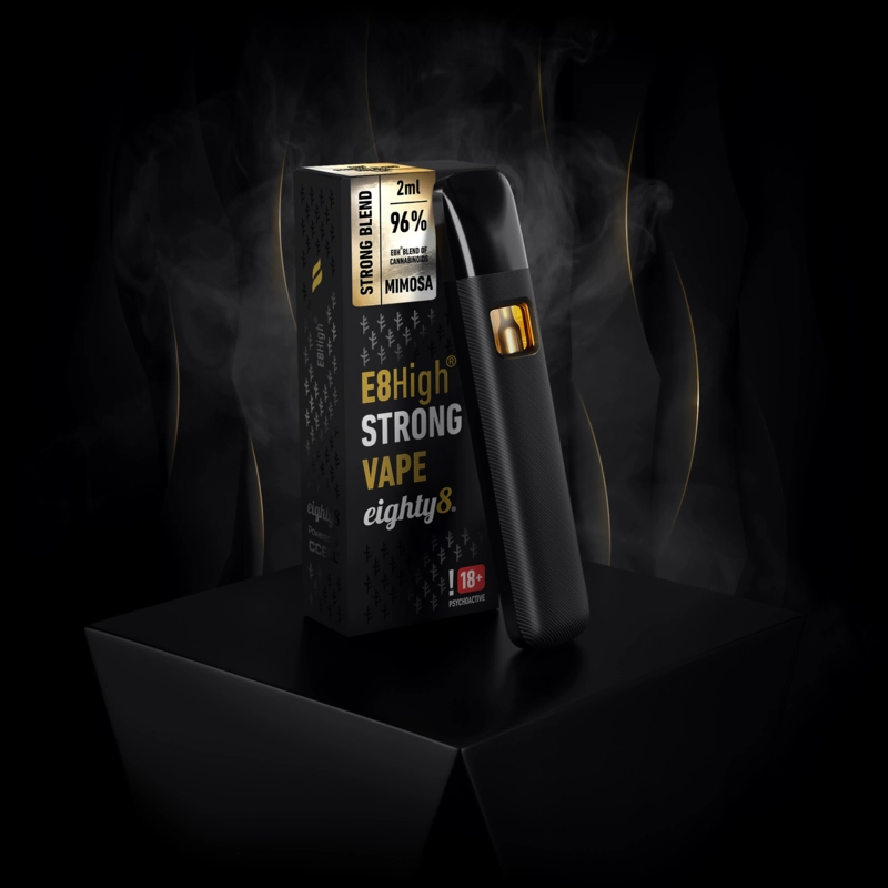 E8High DISPOSABLE VAPE Strong Mimoza 1 ml  Eighty8
