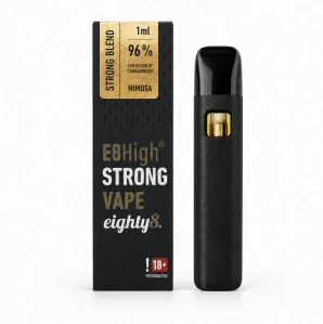 E8High DISPOSABLE VAPE Strong Mimoza 1 ml  Eighty8