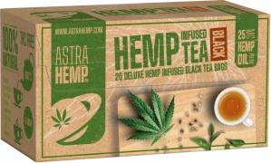 Astra Hemp Black Tea 25 mg Hemp Oil , 40 g
