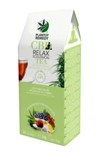 Plant of Remedy čaj CBD Relax Tea Bags 1-3%